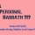 A Personal Sabbath?!?