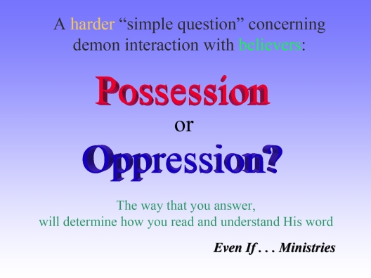 possession oppression