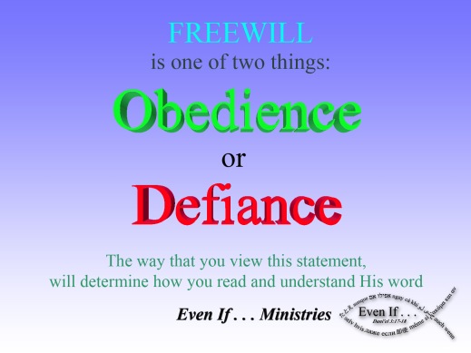 obedience or defiance